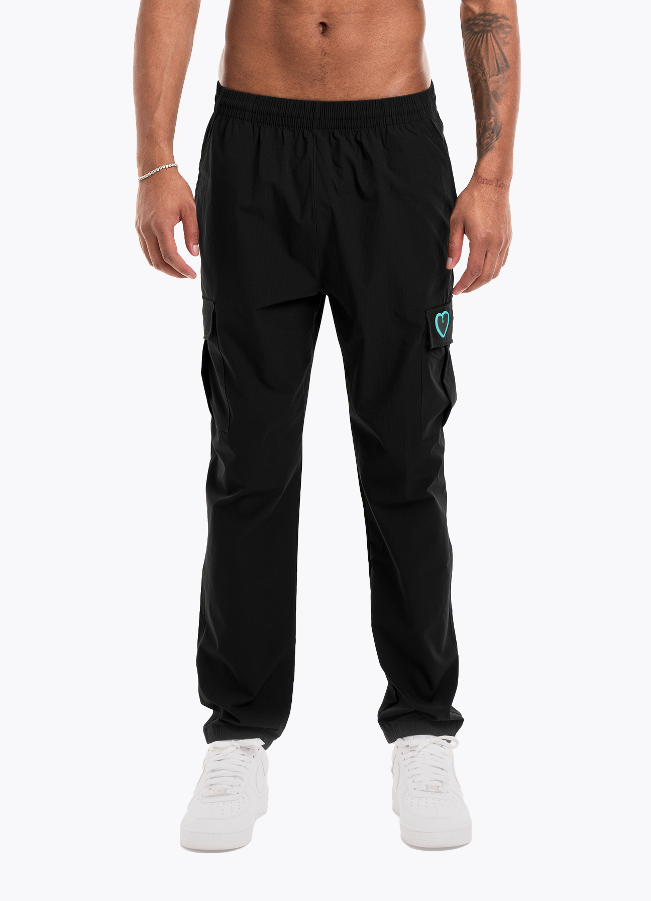 BASIC COMBATS BLACK/TURQUOISE