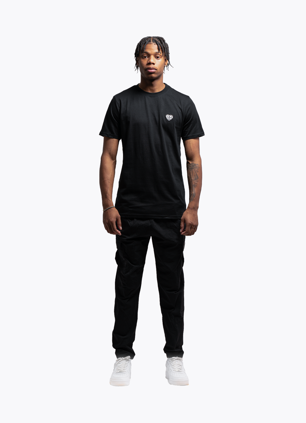 SLIM-FIT TEE BLACK