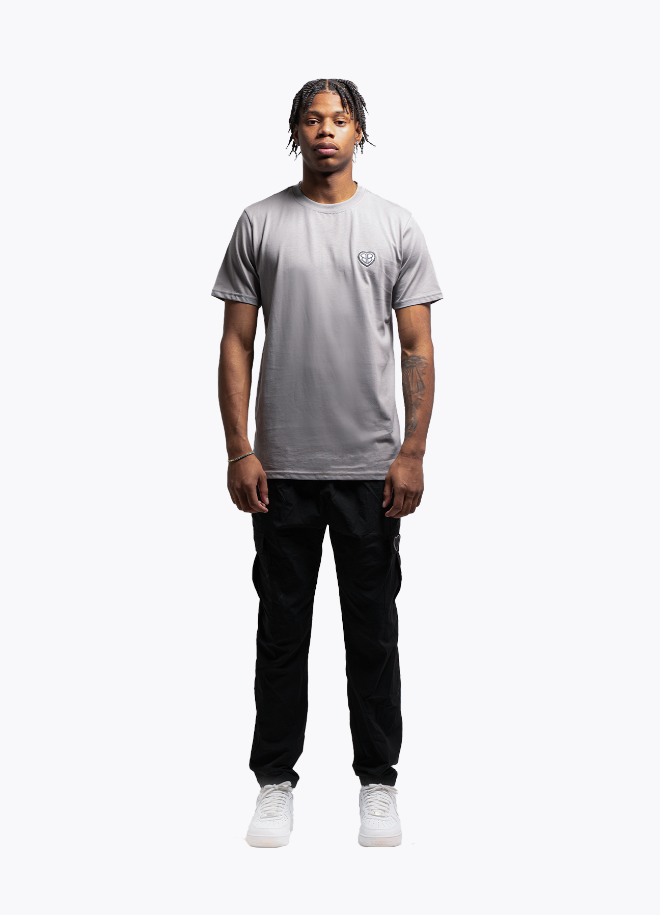 SLIM-FIT TEE GRAY