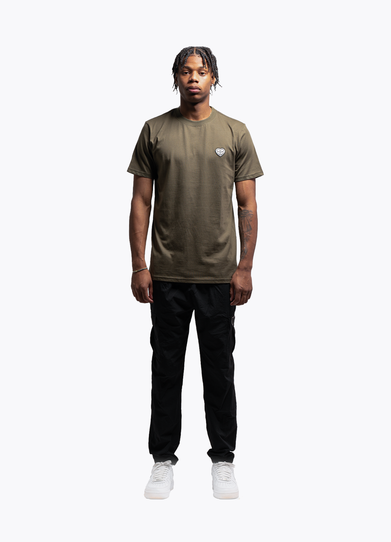 SLIM-FIT-T-Shirt KHAKI